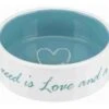 TRIXIE Keramiknapf Pet's Home 1,4l In Creme/blau
