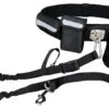 Trixie Hands Free Leine, Bis 40 Kg, Schwarz