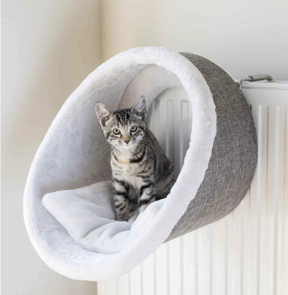 TRIXIE Kuschelhöhle Für Heizkörper 38x34cm In Weiß/grau 4 TRIXIE Kuschelhöhle Für Heizkörper 38x34cm In Weiß/grau – Bild 4