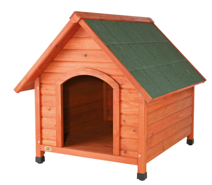 TRIXIE Natura Hundehütte Mit Satteldach 77x82x88cm 2 TRIXIE Natura Hundehütte Mit Satteldach 77x82x88cm – Bild 2