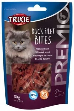 TRIXIE Katzensnack Premio Duck Filet Bites 50g