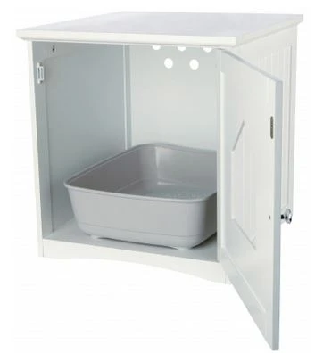 TRIXIE Katzenhaus 49x51x51cm In Weiß 3 TRIXIE Katzenhaus 49x51x51cm In Weiß – Bild 3