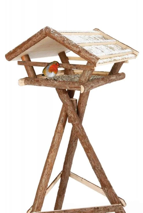 TRIXIE Natural Living Futterhaus Mit Ständer 2 TRIXIE Natural Living Futterhaus Mit Ständer – Bild 2