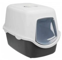TRIXIE Katzentoilette Vico 40x40x56cm In Dunkelgrau/hellgrau