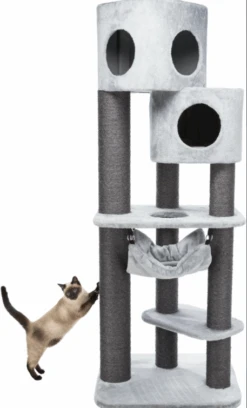 TRIXIE Kratzbaum "Pirro" 174 Cm In Grau 13 TRIXIE Kratzbaum "Pirro" 174 Cm In Grau -Trixie Haustier Günstiges Geschäft 7bfe482205524099fb58b860b270d08d katzenbaumpirro