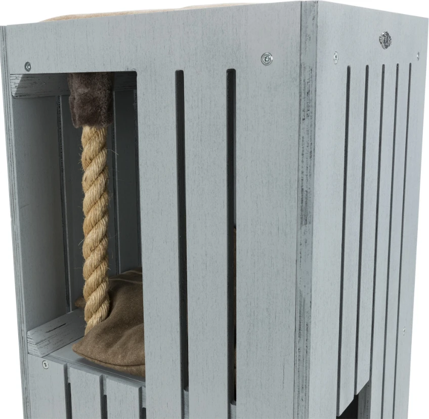TRIXIE Be Nordic Cat Tower Juna 77cm In Grau 6 TRIXIE Be Nordic Cat Tower Juna 77cm In Grau – Bild 6