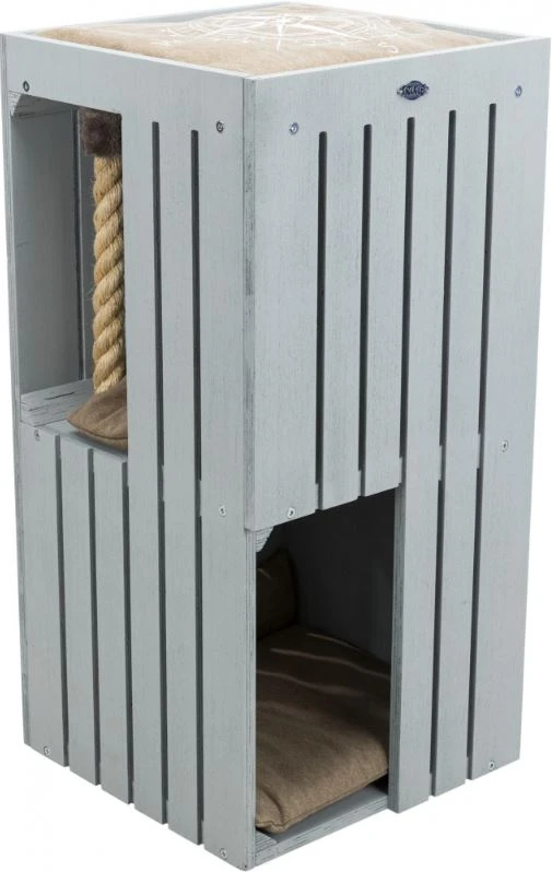 TRIXIE Be Nordic Cat Tower Juna 77cm In Grau 1 TRIXIE Be Nordic Cat Tower Juna 77cm In Grau