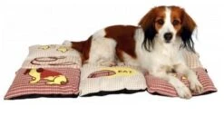 TRIXIE Decke Patchwork 80x55cm In Rot/beige