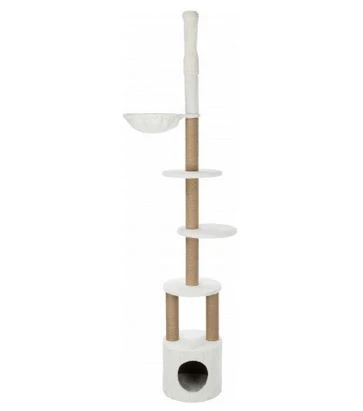 TRIXIE Kratzbaum "Aurelio" Deckenhoch 220-250cm In Weiß 1 TRIXIE Kratzbaum "Aurelio" Deckenhoch 220-250cm In Weiß