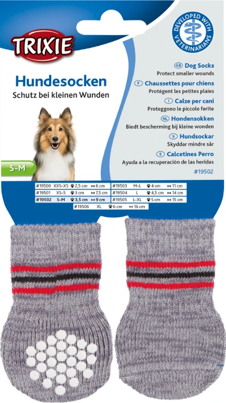 TRIXIE Hundesocken Rutschfest Größe XS-S 2 TRIXIE Hundesocken Rutschfest Größe XS-S – Bild 2