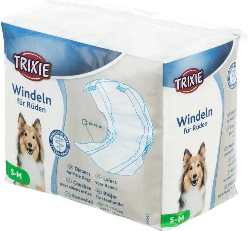 TRIXIE Rüdenwindeln 30-46cm, 12 Stück 1 TRIXIE Rüdenwindeln 30-46cm, 12 Stück