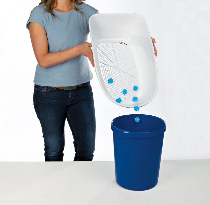 Trixie Katzentoilette Berto - Hellblau Und Anthrazit 5 Trixie Katzentoilette Berto - Hellblau Und Anthrazit – Bild 5