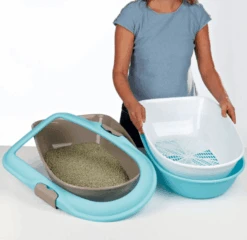 Trixie Katzentoilette Berto - Hellblau Und Anthrazit 13 Trixie Katzentoilette Berto - Hellblau Und Anthrazit -Trixie Haustier Günstiges Geschäft berto 6