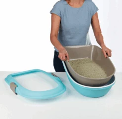 Trixie Katzentoilette Berto - Hellblau Und Anthrazit 14 Trixie Katzentoilette Berto - Hellblau Und Anthrazit -Trixie Haustier Günstiges Geschäft berto 7