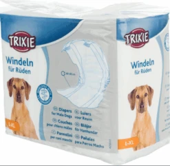 TRIXIE Rüdenwindeln 60-80cm 12 Stück