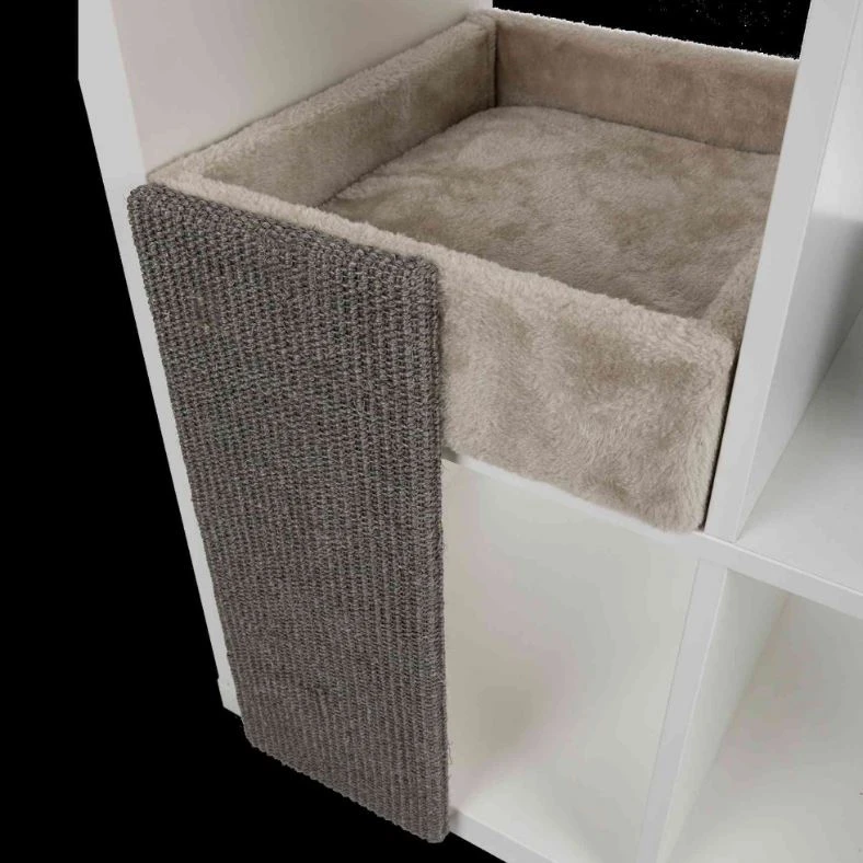 TRIXIE Bett Für Regale 33x48x37cm In Lichtgrau 2 TRIXIE Bett Für Regale 33x48x37cm In Lichtgrau – Bild 2