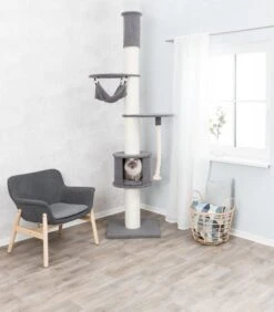 TRIXIE Kratzbaum XXL "Fidele" 220-250cm In Grau 9 TRIXIE Kratzbaum XXL "Fidele" 220-250cm In Grau -Trixie Haustier Günstiges Geschäft f1b92f5eff3ea443e9ab20f704172e71 fidele5