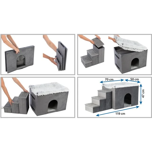 Trixie Höhle Harvey Mit Treppe 9 Trixie Höhle Harvey Mit Treppe – Bild 9