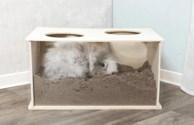 Trixie Buddelkiste Für Nager 58x30x38cm 1 Trixie Buddelkiste Für Nager 58x30x38cm