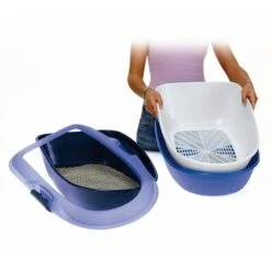 Trixie Katzentoilette Berto, 3tlg., Mit Trennsystem -Trixie Haustier Günstiges Geschäft trixie katzentoilette berto 3