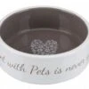TRIXIE Keramiknapf Pet's Home 0,3l In Creme/taupe