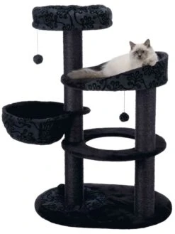 TRIXIE Kratzbaum Filippo 114cm In Schwarz